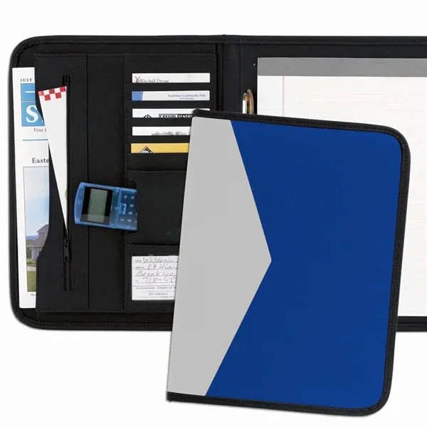 Order Custom Union/USA Made Tribeca 2-Tone Stitched Letter Portfolio Folder-Nylon or... from ASI 73775 Unionwear / ETI Konvex