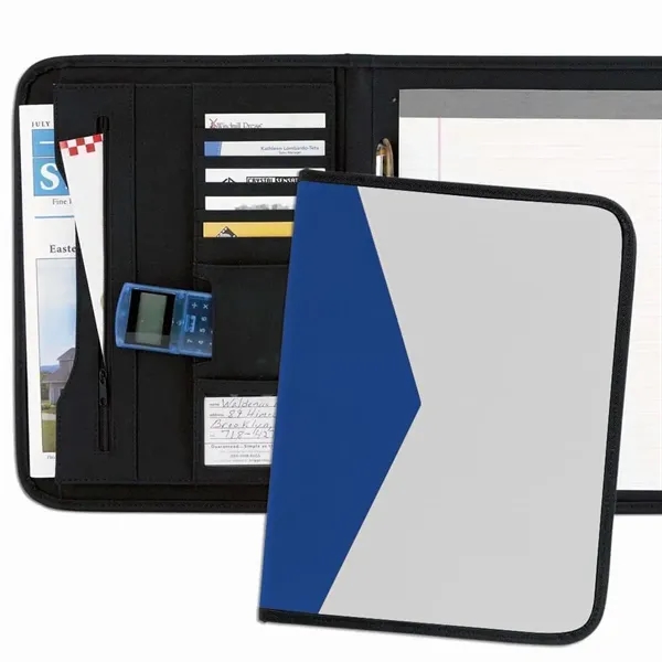 Order Custom Union/USA Made Tribeca 2-Tone Stitched Letter Portfolio Folder-Nylon or... from ASI 73775 Unionwear / ETI Konvex