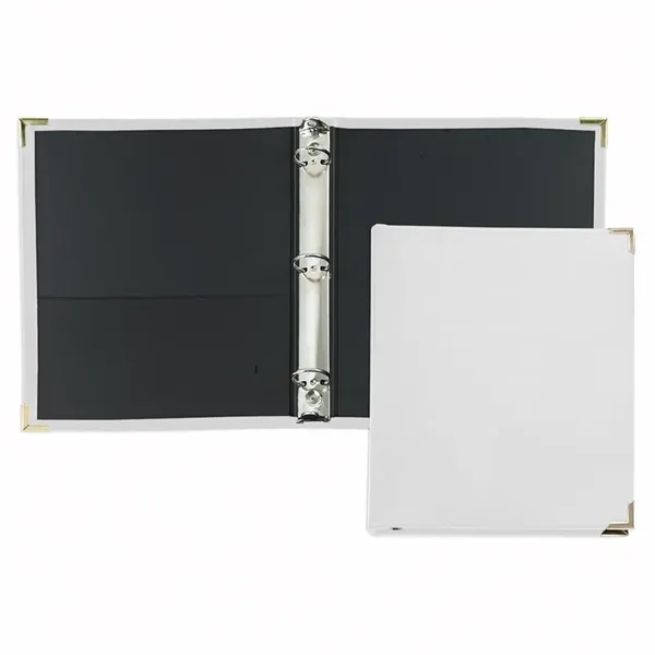 Order Custom Union/USA Made 1" Stitched Ring Binder-Vinyl-Stamped, Foil, Printed, Debossed.... from ASI 73775 Unionwear / ETI Konvex