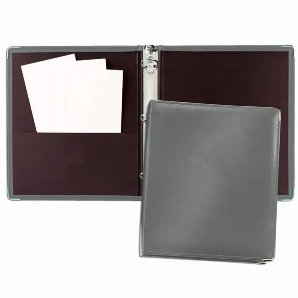 Order Custom Union/USA Made Noble 1/2" Stitched Ring Binder-Vinyl-Stamped, Foil, Printed,... from ASI 73775 Unionwear / ETI Konvex