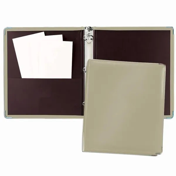 Order Custom Union/USA Made Noble 1/2" Stitched Ring Binder-Vinyl-Stamped, Foil, Printed,... from ASI 73775 Unionwear / ETI Konvex
