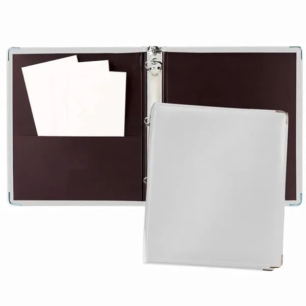 Order Custom Union/USA Made Noble 1/2" Stitched Ring Binder-Vinyl-Stamped, Foil, Printed,... from ASI 73775 Unionwear / ETI Konvex
