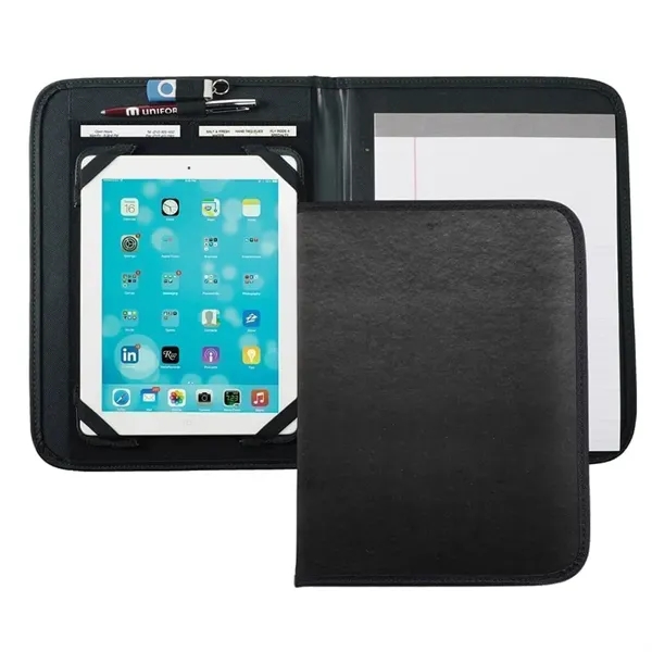 Order Custom Union/USA Made Tribeca Tablet Folio-Nylon or Vinyl-Embroidered, Stamped, Foil,... from ASI 73775 Unionwear / ETI Konvex