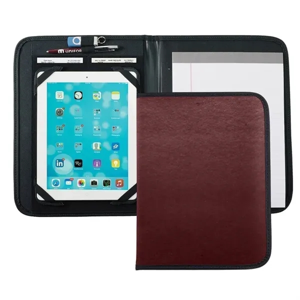 Order Custom Union/USA Made Tribeca Tablet Folio-Nylon or Vinyl-Embroidered, Stamped, Foil,... from ASI 73775 Unionwear / ETI Konvex