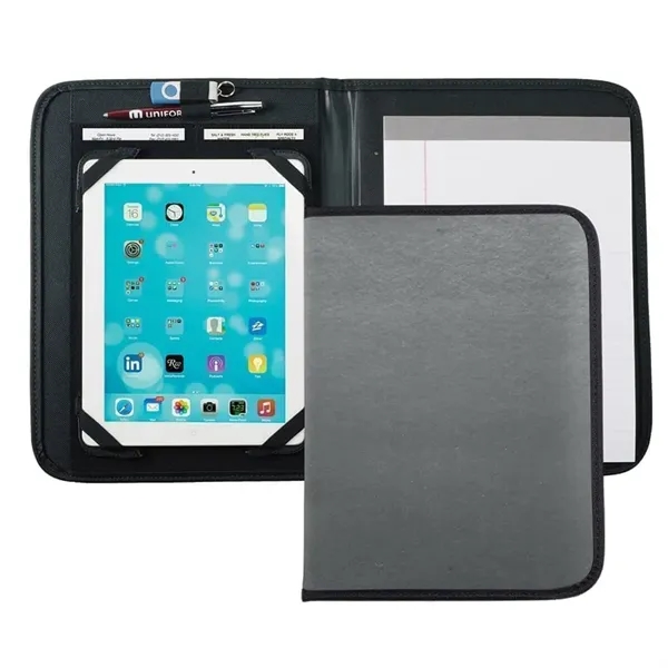 Order Custom Union/USA Made Tribeca Tablet Folio-Nylon or Vinyl-Embroidered, Stamped, Foil,... from ASI 73775 Unionwear / ETI Konvex