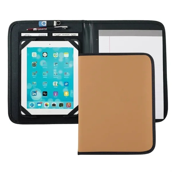 Order Custom Union/USA Made Tribeca Tablet Folio-Nylon or Vinyl-Embroidered, Stamped, Foil,... from ASI 73775 Unionwear / ETI Konvex