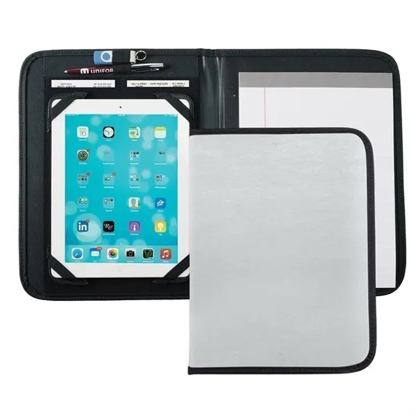 Order Custom Union/USA Made Tribeca Tablet Folio-Nylon or Vinyl-Embroidered, Stamped, Foil,... from ASI 73775 Unionwear / ETI Konvex