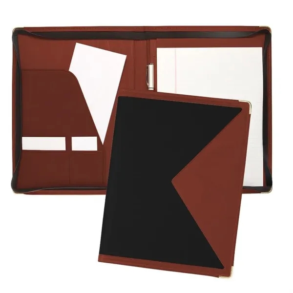 Order Custom Union/USA Made Turned Edge Letter Zipper Portfolio Folder-Nylon and... from ASI 73775 Unionwear / ETI Konvex