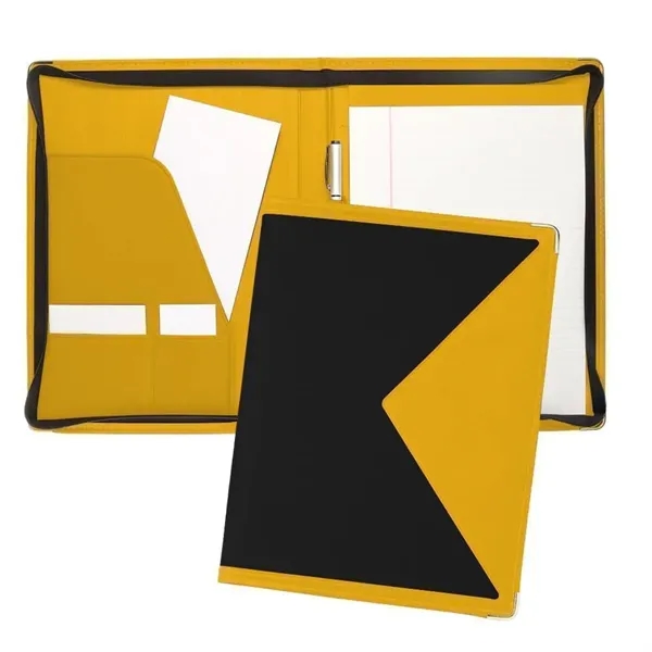 Order Custom Union/USA Made Turned Edge Letter Zipper Portfolio Folder-Nylon and... from ASI 73775 Unionwear / ETI Konvex