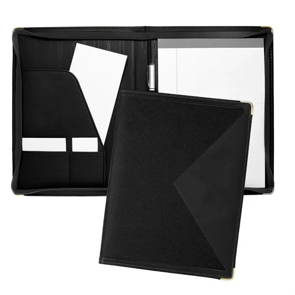 Order Custom Union/USA Made Turned Edge Letter Zipper Portfolio Folder-Nylon and... from ASI 73775 Unionwear / ETI Konvex