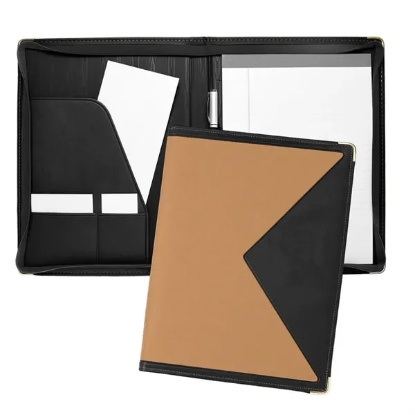 Order Custom Union/USA Made Turned Edge Letter Zipper Portfolio Folder-Nylon and... from ASI 73775 Unionwear / ETI Konvex