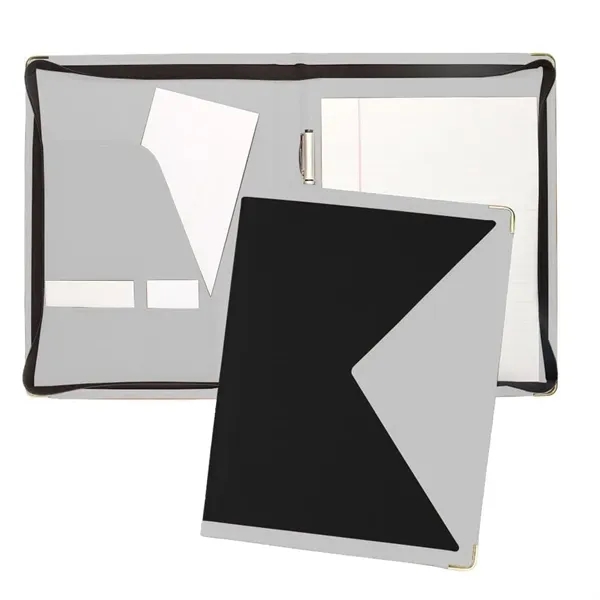 Order Custom Union/USA Made Turned Edge Letter Zipper Portfolio Folder-Nylon and... from ASI 73775 Unionwear / ETI Konvex