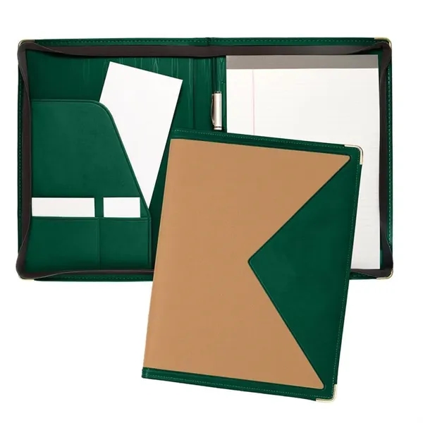 Order Custom Union/USA Made Turned Edge Letter Zipper Portfolio Folder-Nylon and... from ASI 73775 Unionwear / ETI Konvex