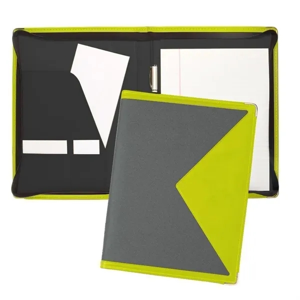 Order Custom Union/USA Made Turned Edge Letter Zipper Portfolio Folder-Nylon and... from ASI 73775 Unionwear / ETI Konvex