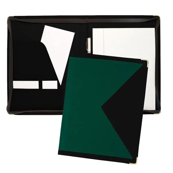 Order Custom Union/USA Made Turned Edge Letter Zipper Portfolio Folder-Nylon and... from ASI 73775 Unionwear / ETI Konvex