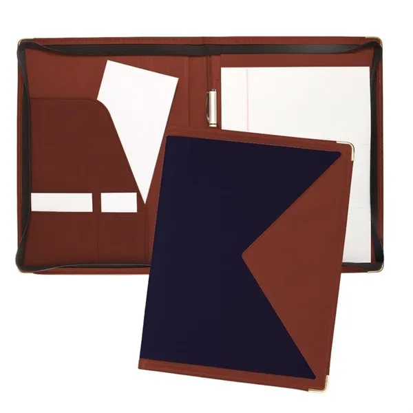 Order Custom Union/USA Made Turned Edge Letter Zipper Portfolio Folder-Nylon and... from ASI 73775 Unionwear / ETI Konvex