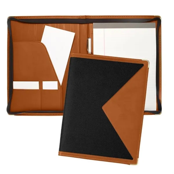 Order Custom Union/USA Made Turned Edge Letter Zipper Portfolio Folder-Nylon and... from ASI 73775 Unionwear / ETI Konvex