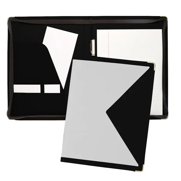 Order Custom Union/USA Made Turned Edge Letter Zipper Portfolio Folder-Nylon and... from ASI 73775 Unionwear / ETI Konvex
