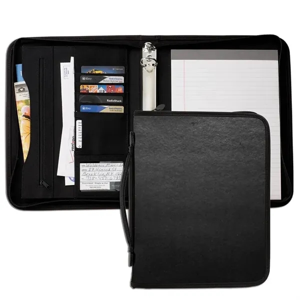 Order Custom Union/USA Made Tribeca 1" Zipper Stitched Ring Binder with... from ASI 73775 Unionwear
