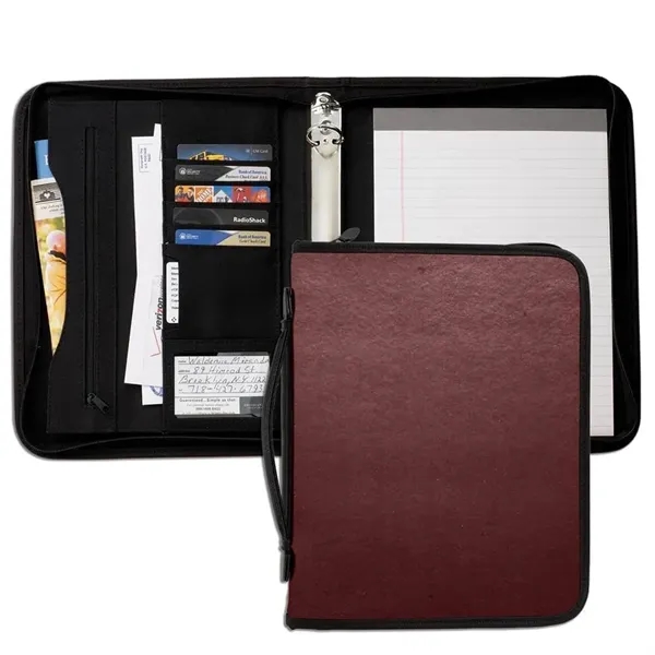 Order Custom Union/USA Made Tribeca 1" Zipper Stitched Ring Binder with... from ASI 73775 Unionwear