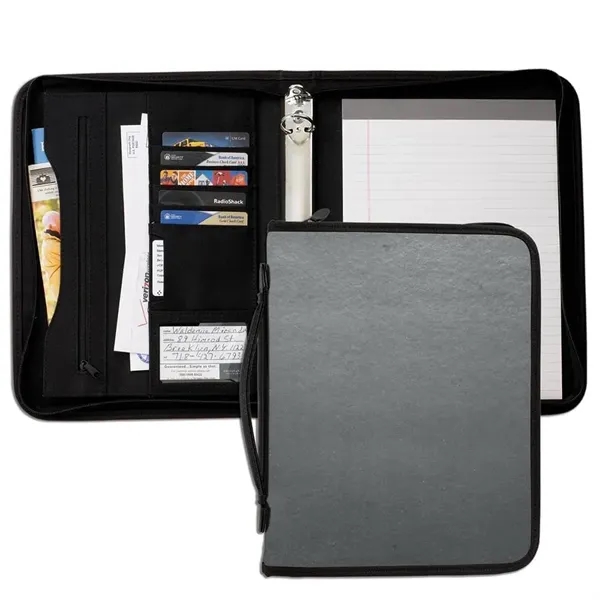 Order Custom Union/USA Made Tribeca 1" Zipper Stitched Ring Binder with... from ASI 73775 Unionwear