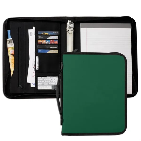 Order Custom Union/USA Made Tribeca 1" Zipper Stitched Ring Binder with... from ASI 73775 Unionwear