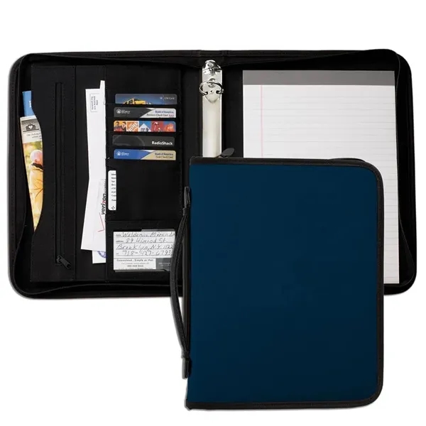 Order Custom Union/USA Made Tribeca 1" Zipper Stitched Ring Binder with... from ASI 73775 Unionwear