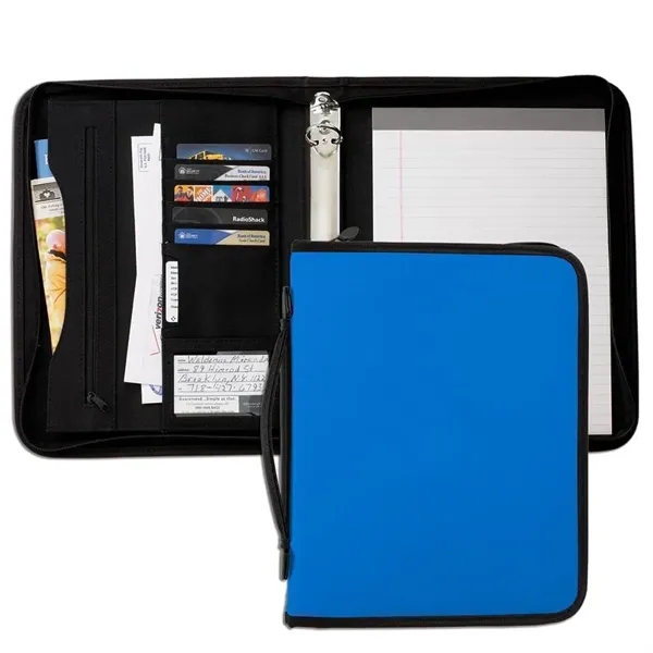 Order Custom Union/USA Made Tribeca 1" Zipper Stitched Ring Binder with... from ASI 73775 Unionwear