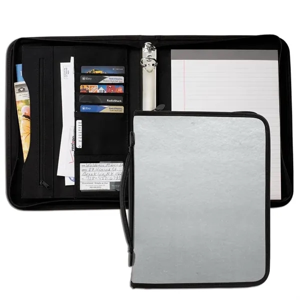 Order Custom Union/USA Made Tribeca 1" Zipper Stitched Ring Binder with... from ASI 73775 Unionwear