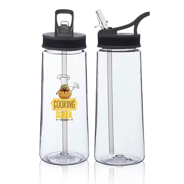 22 oz. sports bottle with spill-proof screw-on lid and flip-top straw.... from ASI 39552 BEL Promo