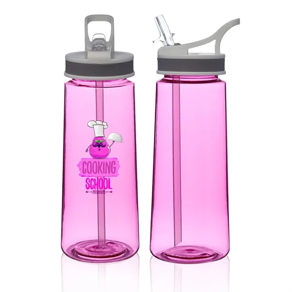 22 oz. sports bottle with spill-proof screw-on lid and flip-top straw.... from ASI 39552 BEL Promo