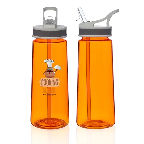 22 oz. sports bottle with spill-proof screw-on lid and flip-top straw.... from ASI 39552 BEL Promo
