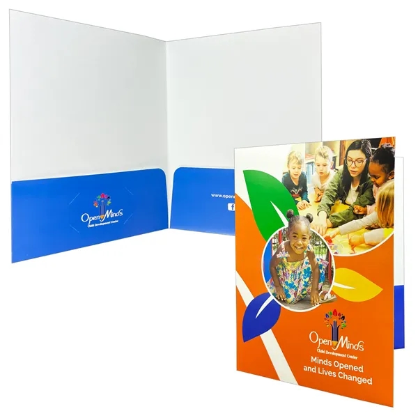 Two pocket folder measures 9" x 12" with 4" radius corner... from ASI 32050 Admore / Admore®
