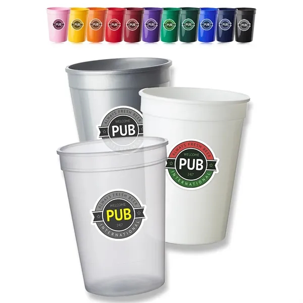 BPA free 12 oz. plastic stadium cup.... from ASI 39552 BEL Promo