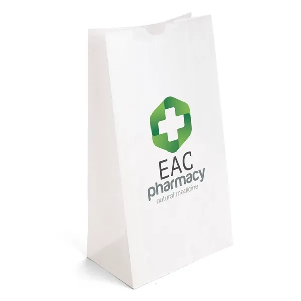 6# paper bag with serrated cut top and gusset... from ASI 37940 Bag Makers Inc