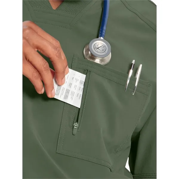Cherokee Infinity Men's Tuckable V-Neck Top... from ASI 86018 Scrub Authority / Uniform Stores