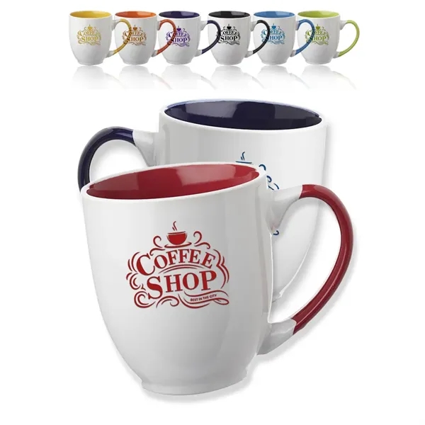 16 oz. Two-tone bistro mug.... from ASI 39552 BEL Promo