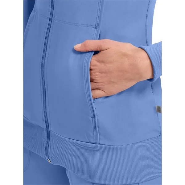 Cherokee Infinity Women's Zip-Front Warm-Up Jacket... from ASI 86018 Scrub Authority / Uniform Stores