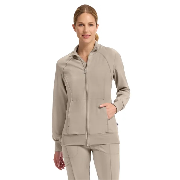Cherokee Infinity Women's Zip-Front Warm-Up Jacket... from ASI 86018 Scrub Authority / Uniform Stores