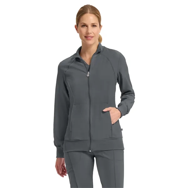 Cherokee Infinity Women's Zip-Front Warm-Up Jacket... from ASI 86018 Scrub Authority / Uniform Stores