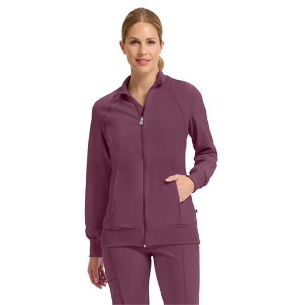 Cherokee Infinity Women's Zip-Front Warm-Up Jacket... from ASI 86018 Scrub Authority / Uniform Stores