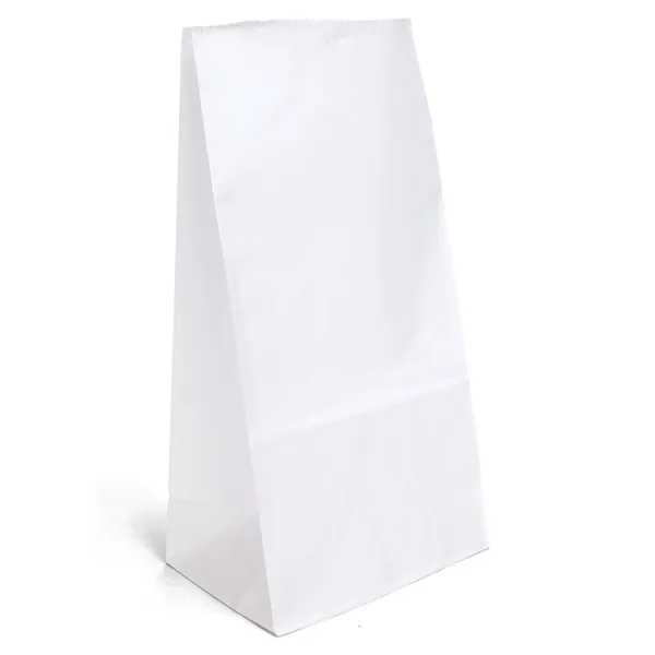 12# paper bag with serrated cut top and gusset... from ASI 37940 Bag Makers Inc