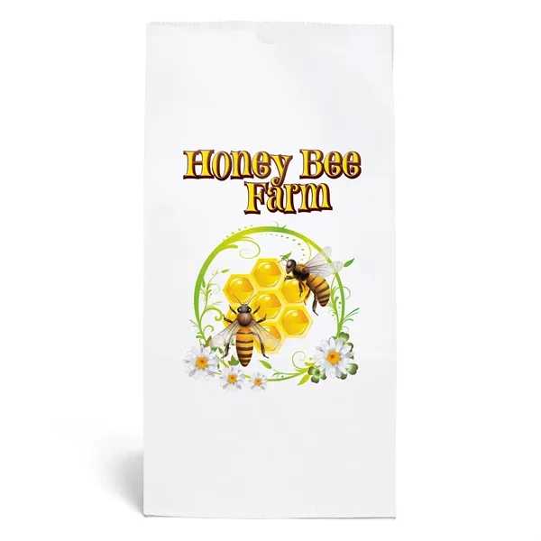 12# paper bag with serrated cut top and gusset... from ASI 37940 Bag Makers Inc