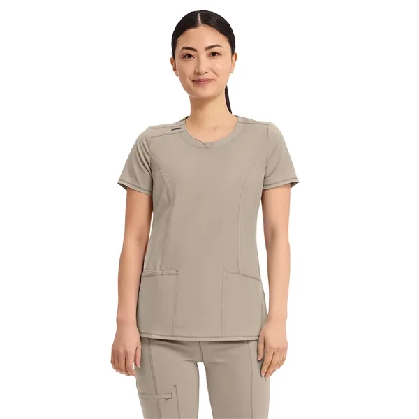 Cherokee Infinity Women's Round Neck Top... from ASI 86018 Scrub Authority / Uniform Stores