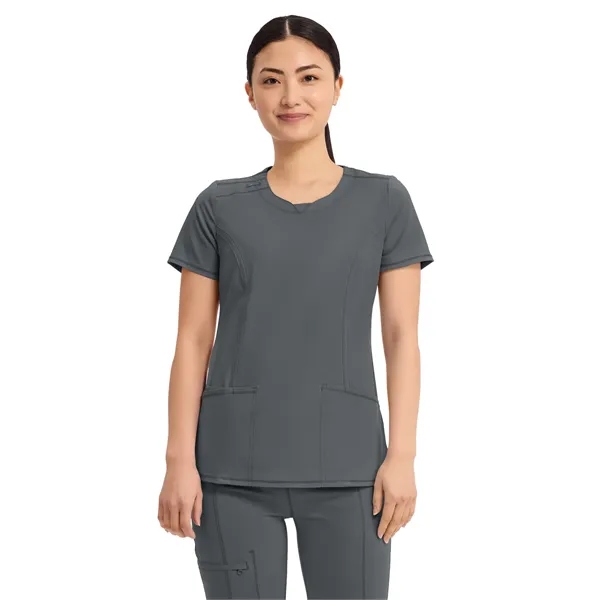 Cherokee Infinity Women's Round Neck Top... from ASI 86018 Scrub Authority / Uniform Stores