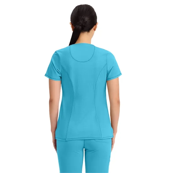 Cherokee Infinity Women's Round Neck Top... from ASI 86018 Scrub Authority / Uniform Stores