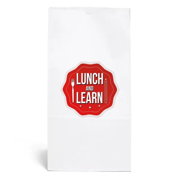 12# paper bag with serrated cut top and gusset... from ASI 37940 Bag Makers Inc