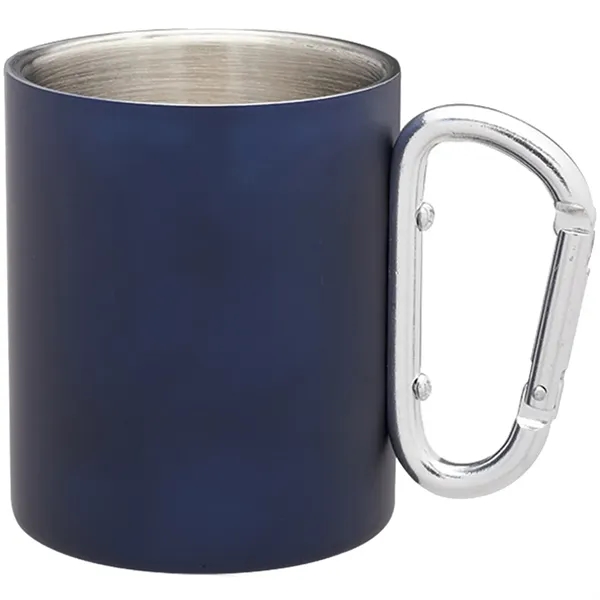 10 oz. carabiner handle stainless steel mug with double wall and... from ASI 39552 BEL Promo