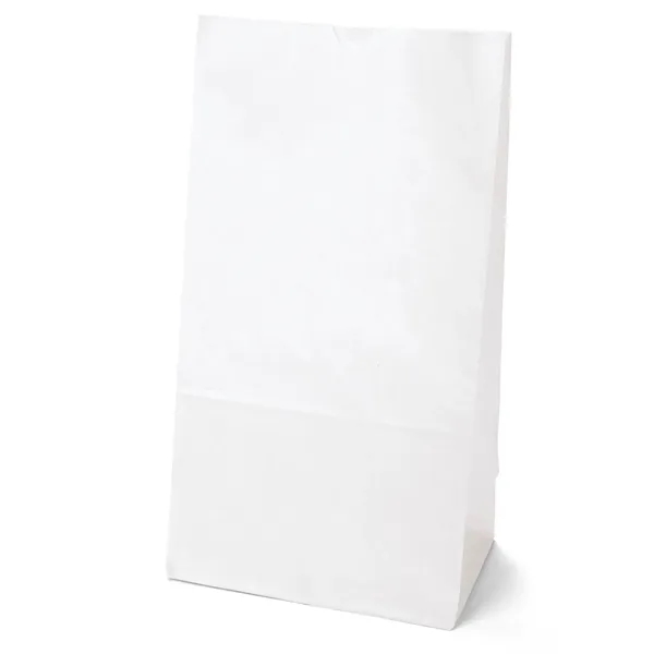 20# paper bag with serrated cut top and gusset... from ASI 37940 Bag Makers Inc