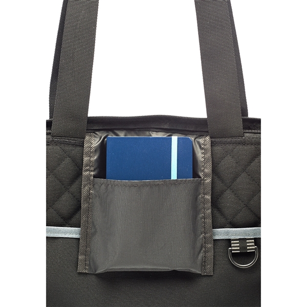 Shoulder bag with multiple pockets, two handles and 300 denier PU... from ASI 39552 BEL Promo